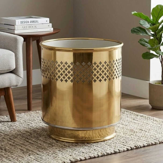 Golden Plant Pots, Planter Stainless Steel Non-magnet, Flower Pot